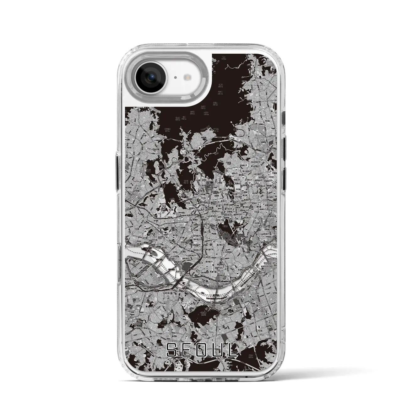 【ソウル(韓国)】地図柄iPhoneケース(MagSafeタイプ)