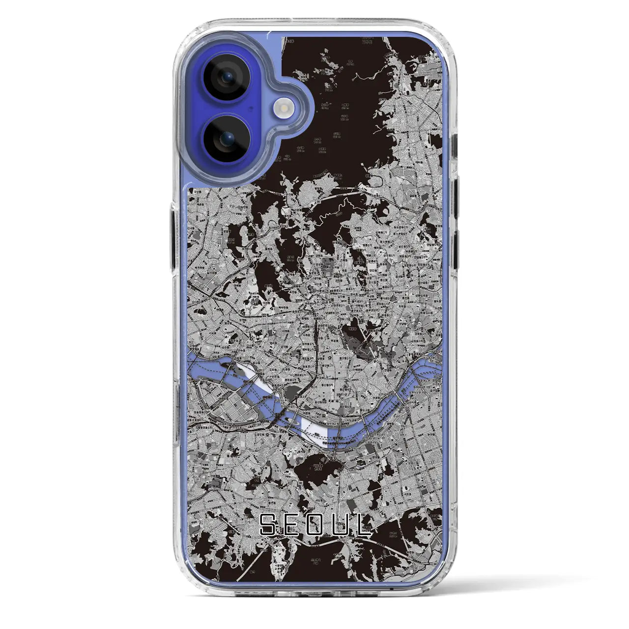 【ソウル(韓国)】地図柄iPhoneケース(MagSafeタイプ)