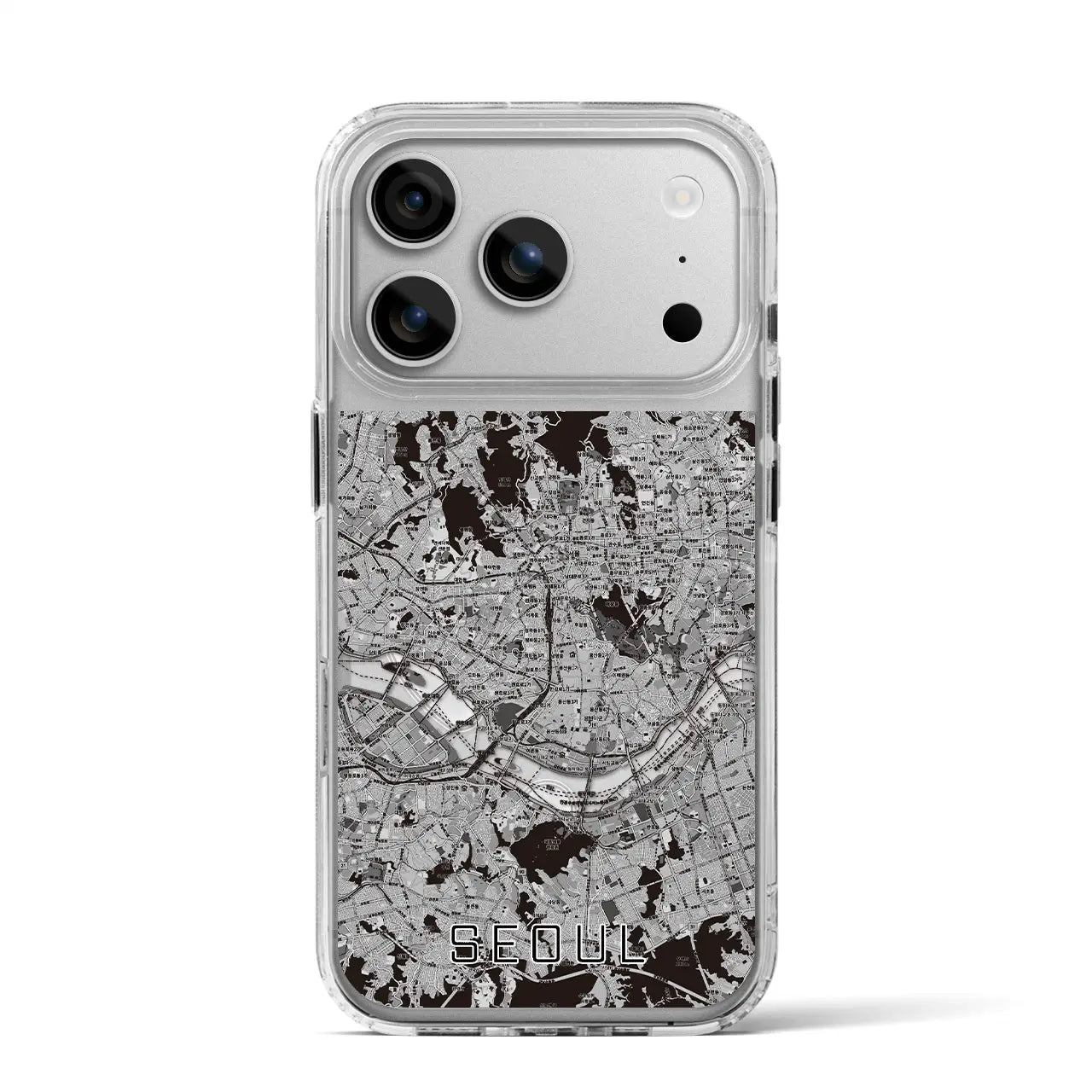 【ソウル(韓国)】地図柄iPhoneケース(MagSafeタイプ)