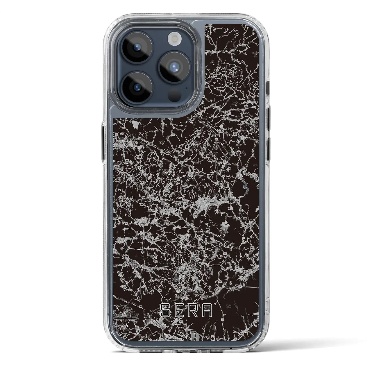 【世羅(広島県)】地図柄iPhoneケース(MagSafeタイプ)