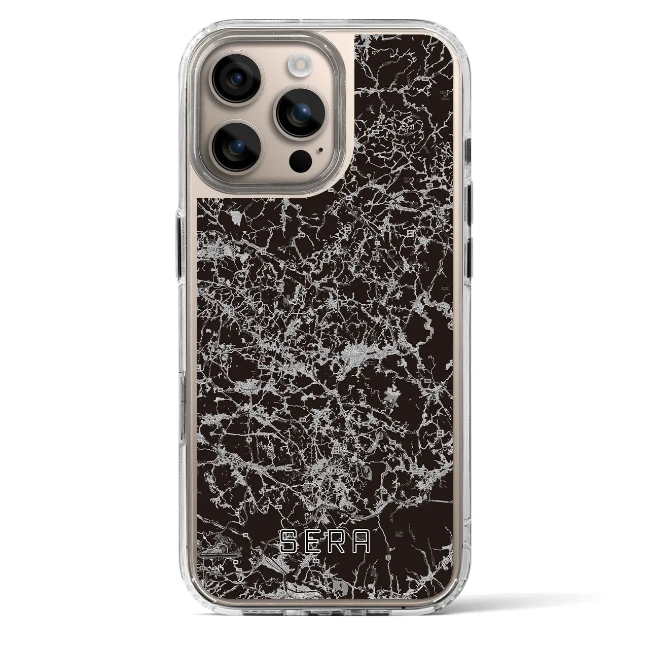 【世羅(広島県)】地図柄iPhoneケース(MagSafeタイプ)