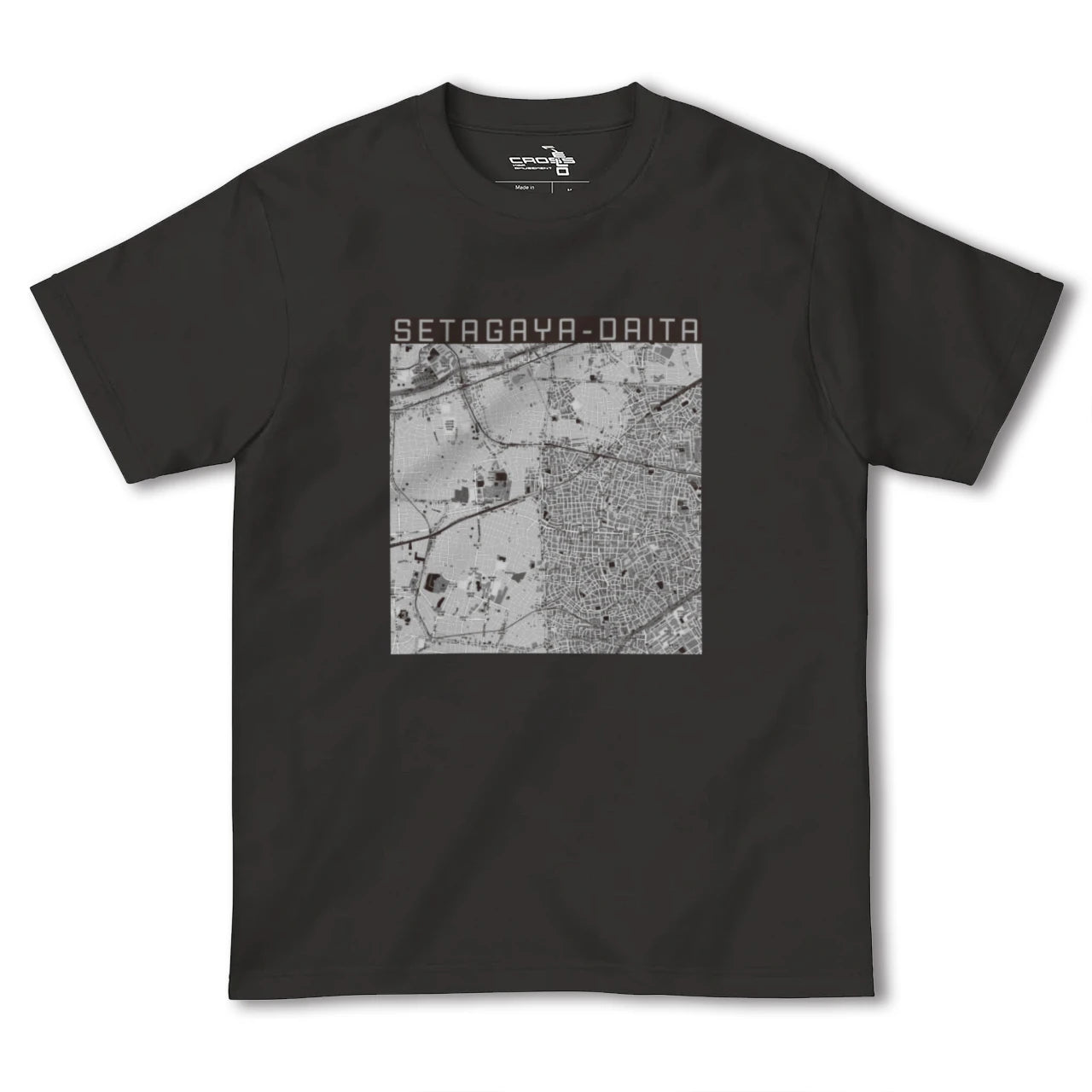 【世田谷代田(東京都)】地図柄ヘビーウェイトTシャツ