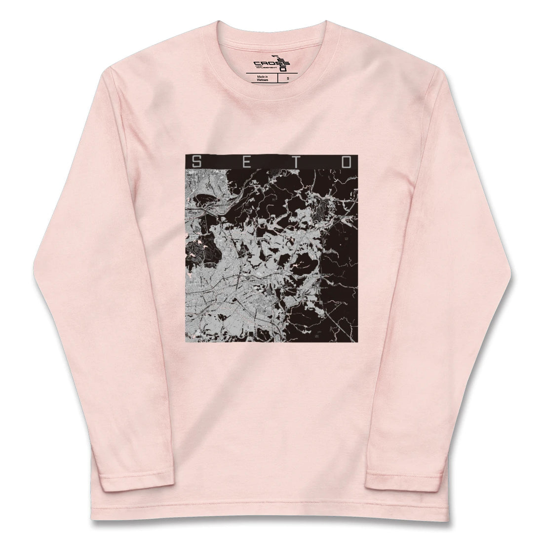 【瀬戸(愛知県)】地図柄ロングスリーブTシャツ