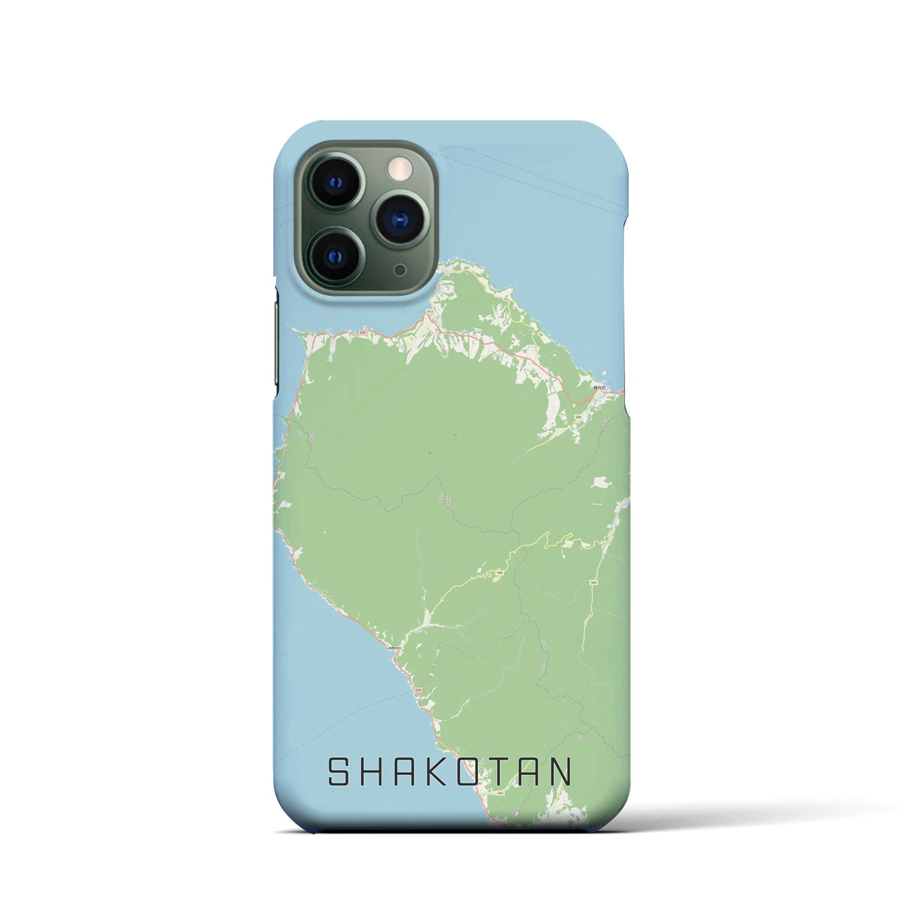 【積丹(北海道)】地図柄iPhoneケース(バックカバータイプ)