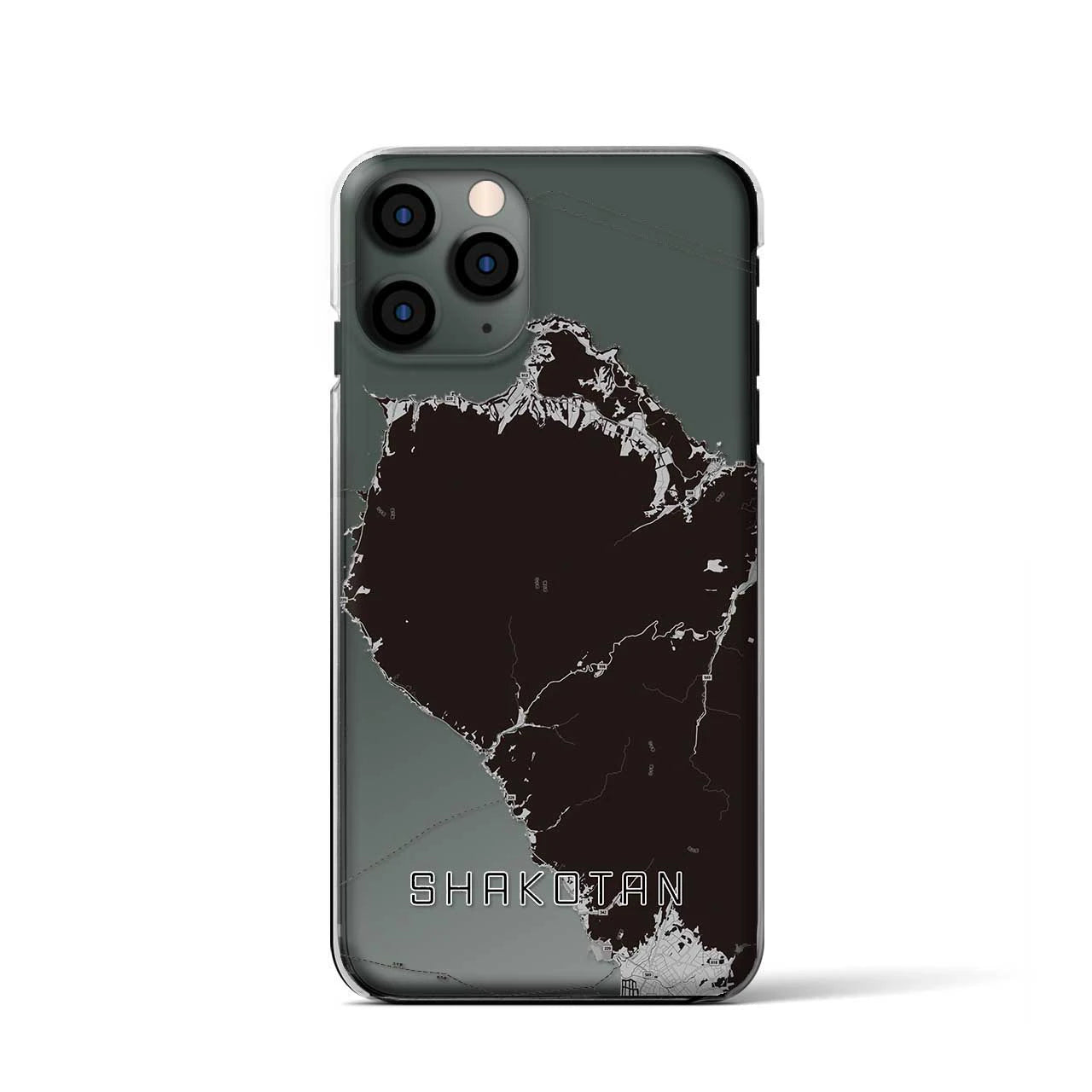 【積丹(北海道)】地図柄iPhoneケース(クリアタイプ)