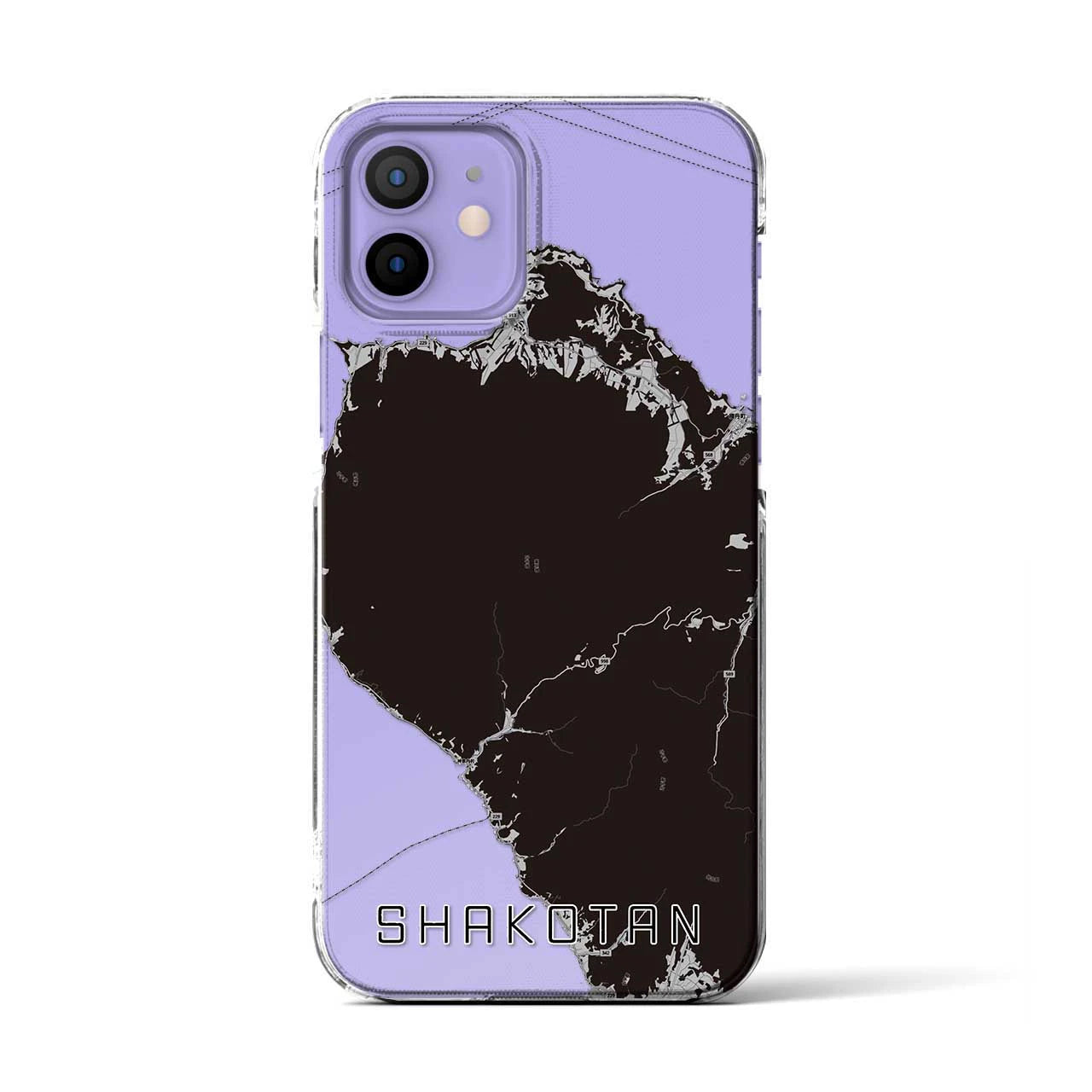 【積丹(北海道)】地図柄iPhoneケース(クリアタイプ)