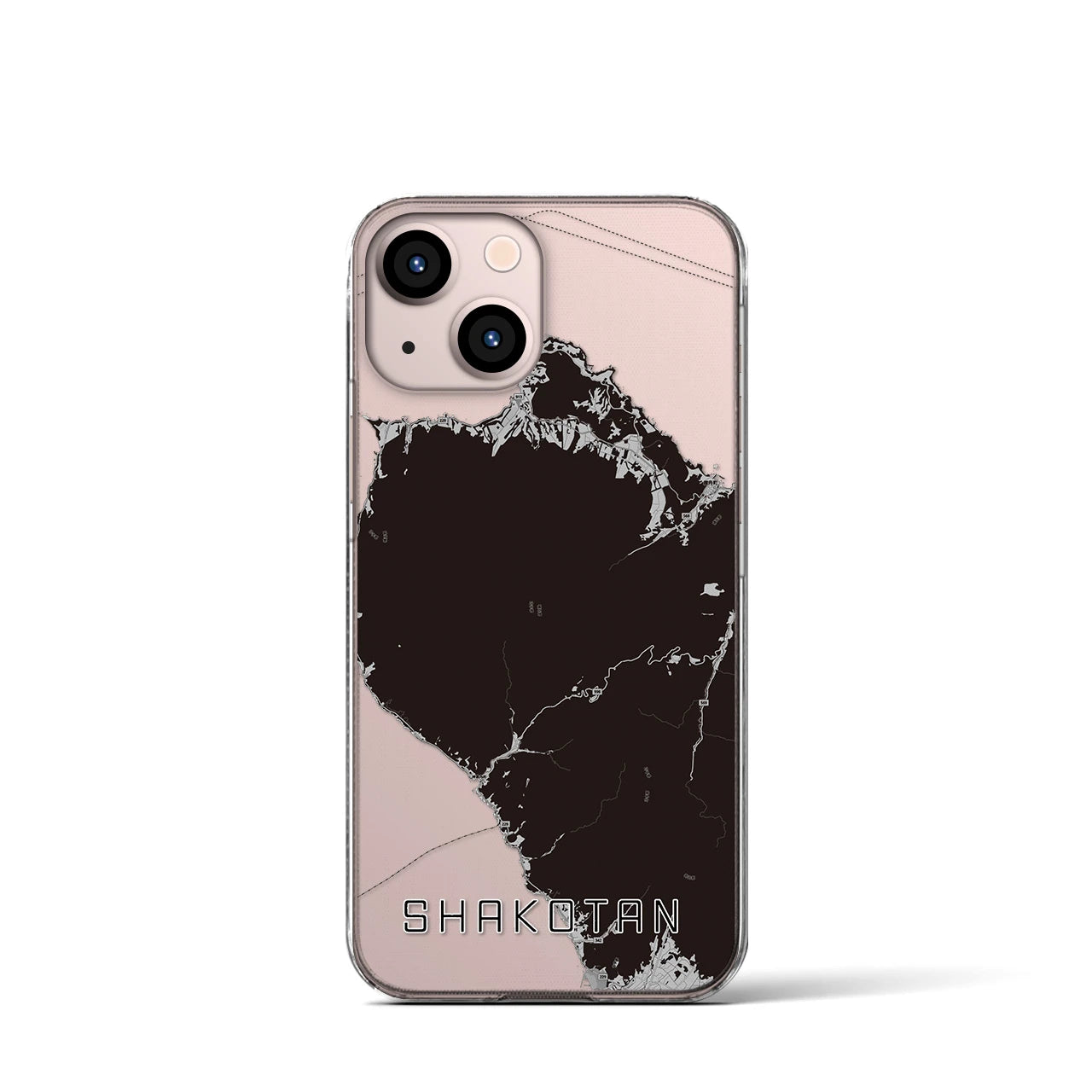 【積丹(北海道)】地図柄iPhoneケース(クリアタイプ)