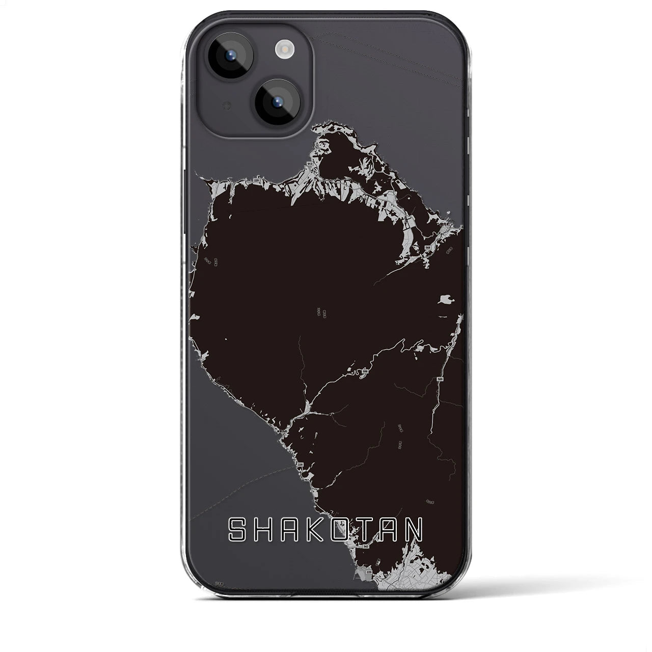 【積丹(北海道)】地図柄iPhoneケース(クリアタイプ)