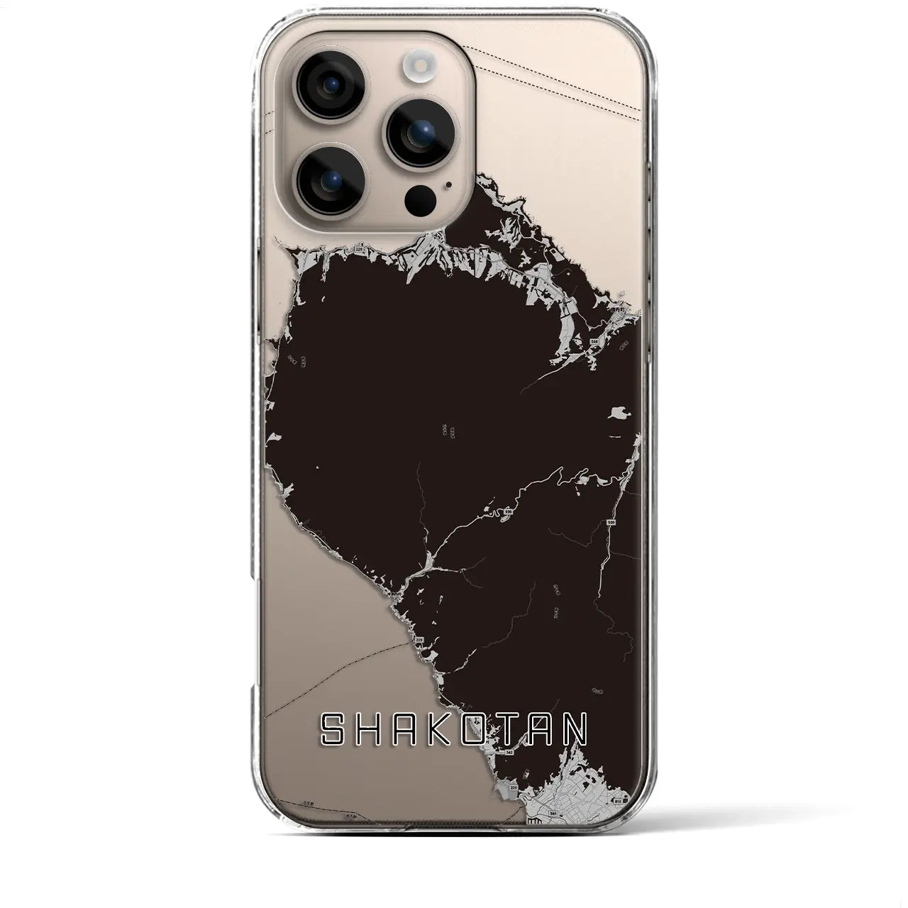 【積丹(北海道)】地図柄iPhoneケース(クリアタイプ)