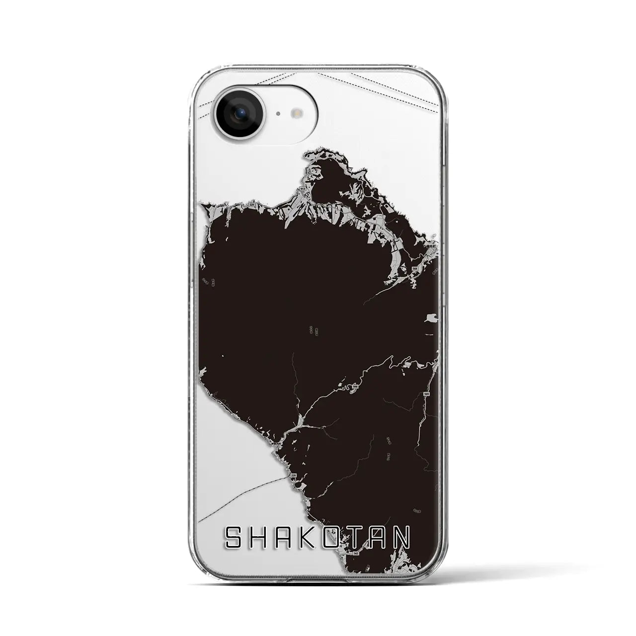 【積丹(北海道)】地図柄iPhoneケース(クリアタイプ)