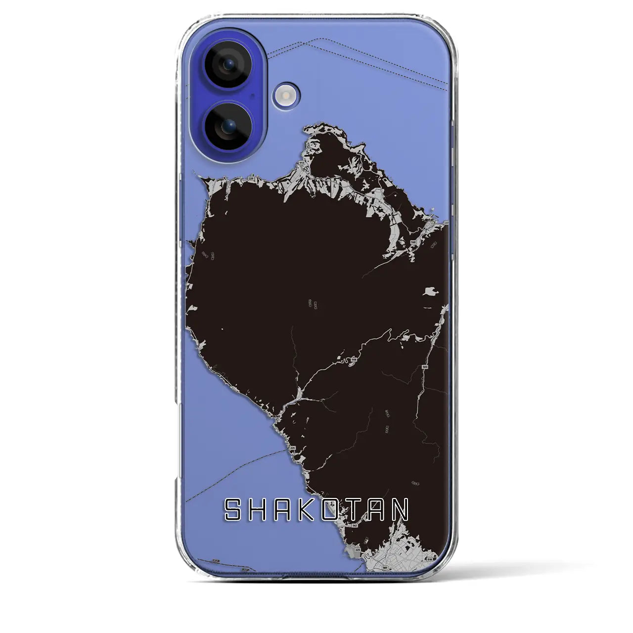 【積丹(北海道)】地図柄iPhoneケース(クリアタイプ)