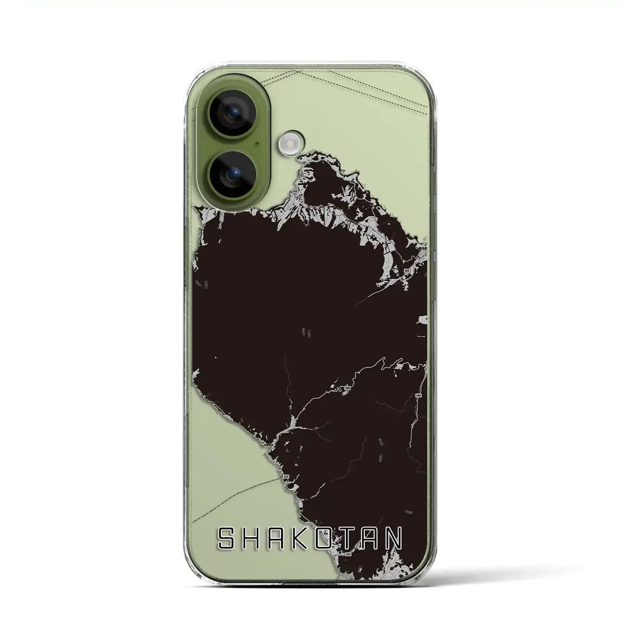 【積丹(北海道)】地図柄iPhoneケース(クリアタイプ)