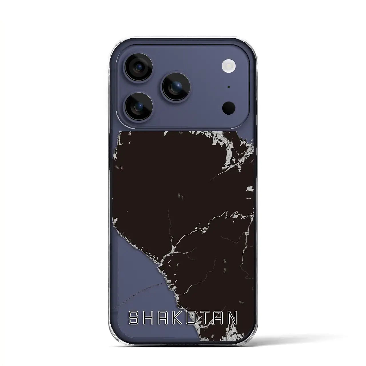 【積丹(北海道)】地図柄iPhoneケース(クリアタイプ)