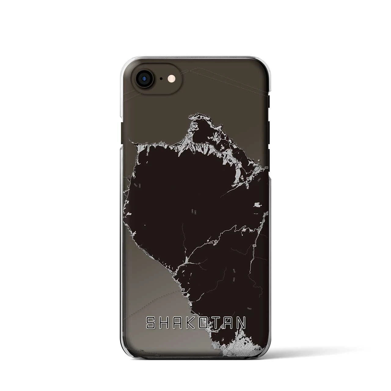 【積丹(北海道)】地図柄iPhoneケース(クリアタイプ)