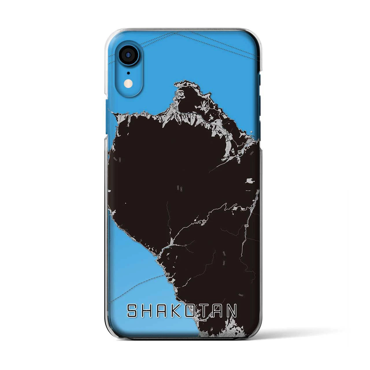 【積丹(北海道)】地図柄iPhoneケース(クリアタイプ)