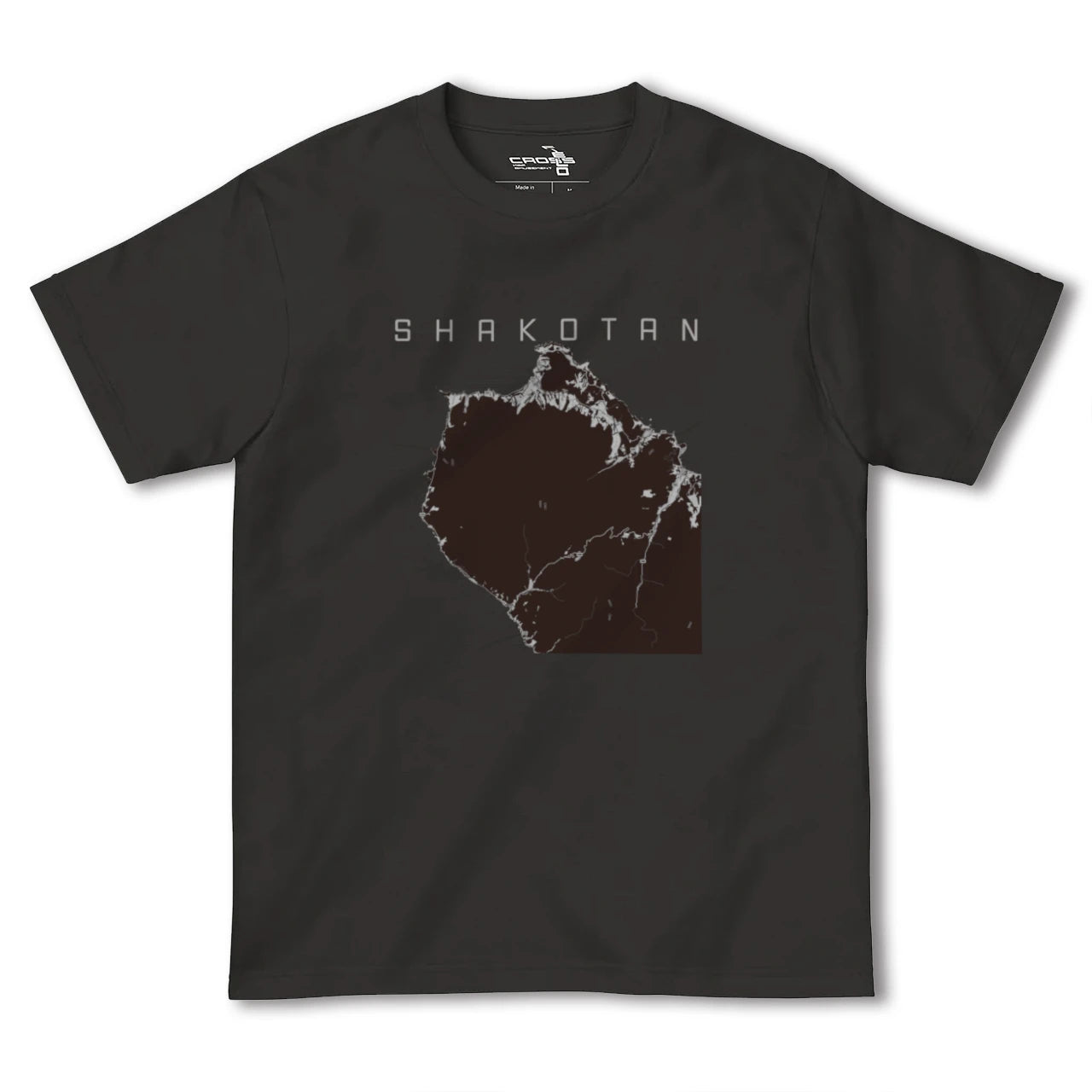 【積丹(北海道)】地図柄ヘビーウェイトTシャツ