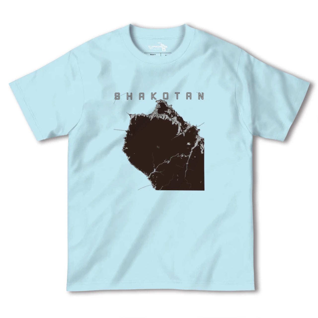 【積丹(北海道)】地図柄ヘビーウェイトTシャツ