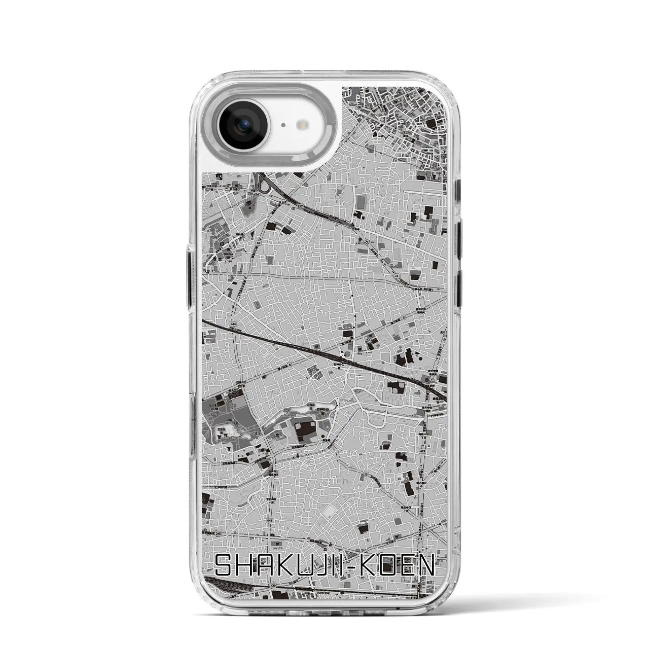 【石神井公園(東京都)】地図柄iPhoneケース(MagSafeタイプ)