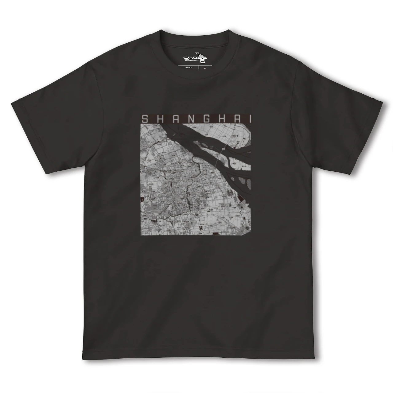 【上海(中華人民共和国)】地図柄ヘビーウェイトTシャツ