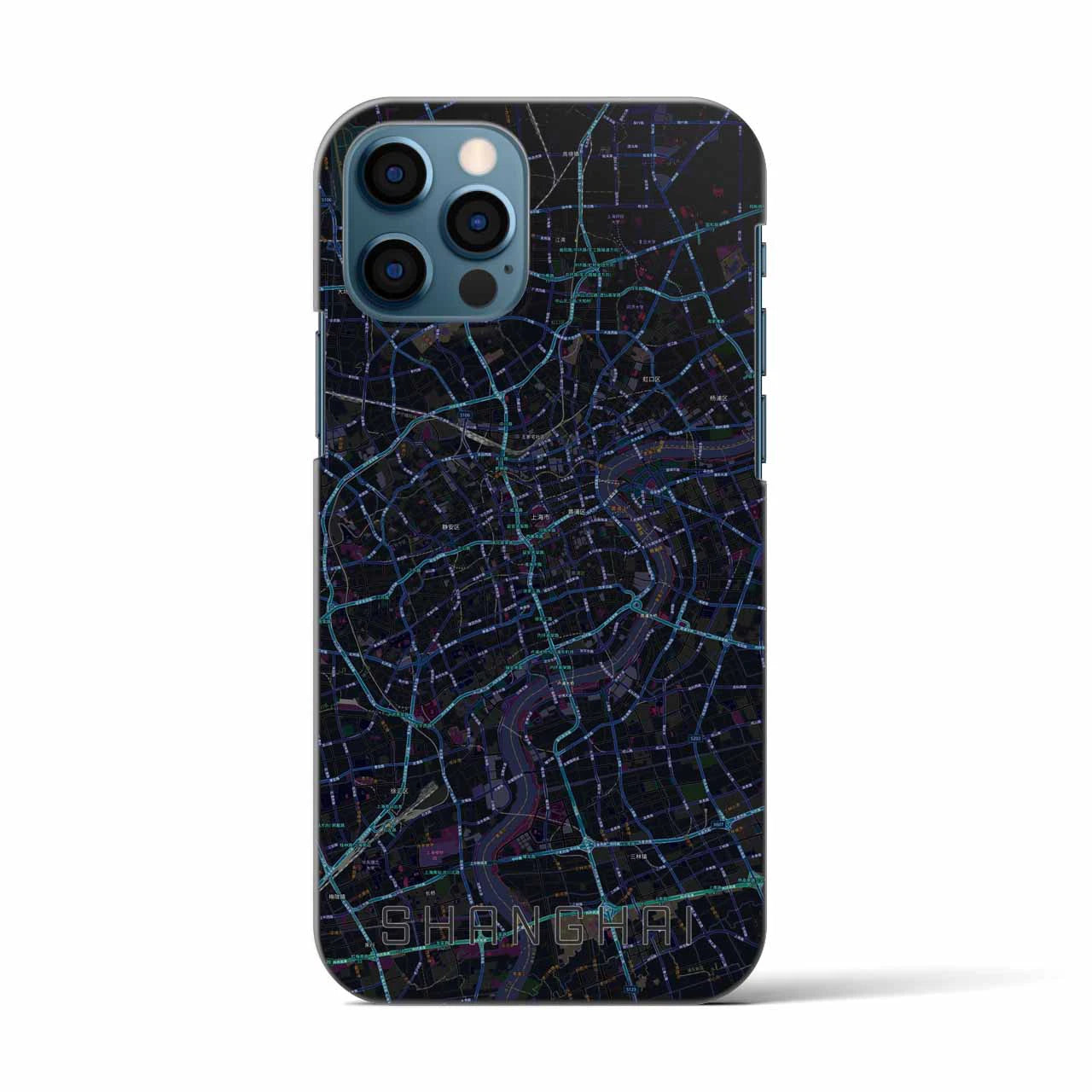 【上海(中華人民共和国)】地図柄iPhoneケース(バックカバータイプ)