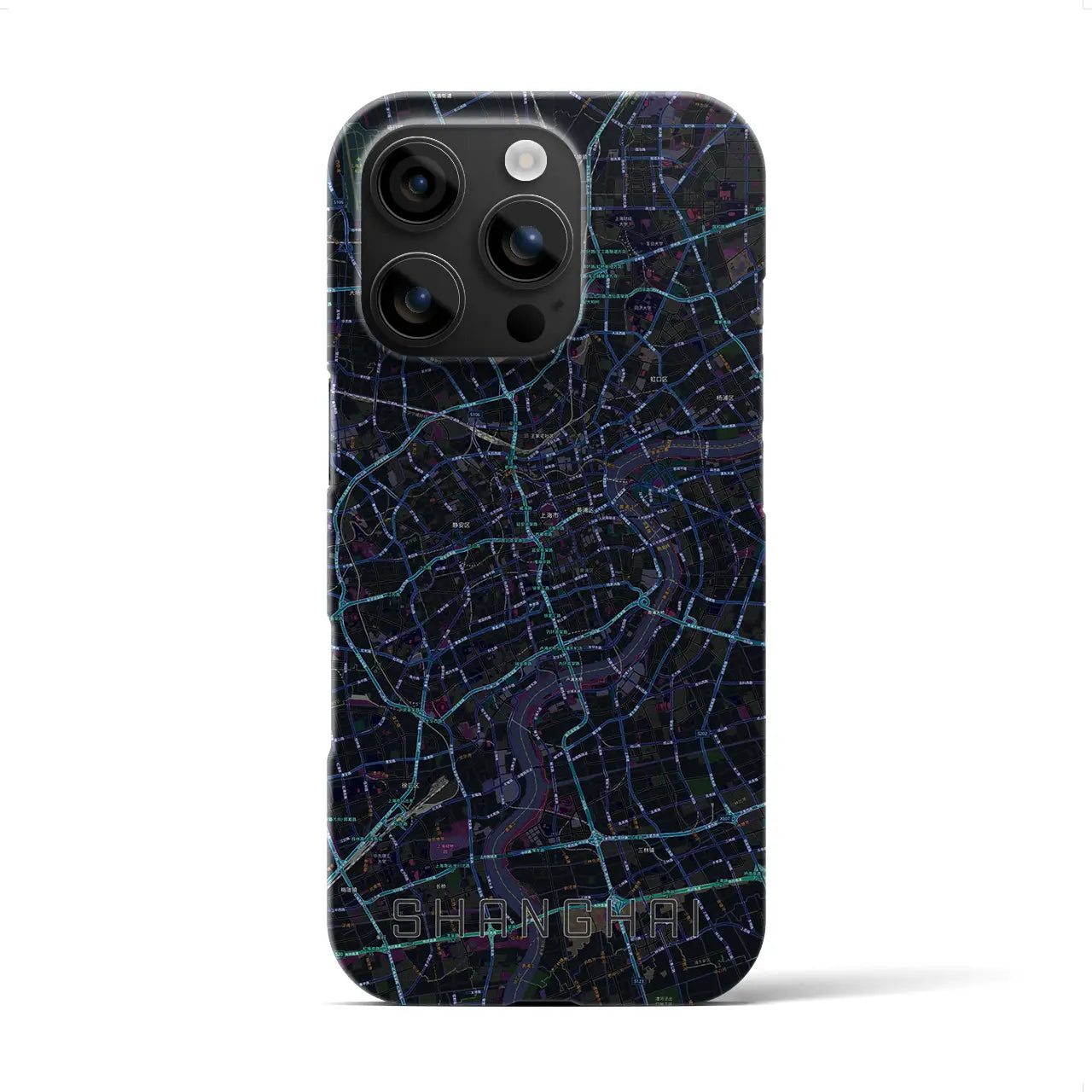 【上海(中華人民共和国)】地図柄iPhoneケース(バックカバータイプ)