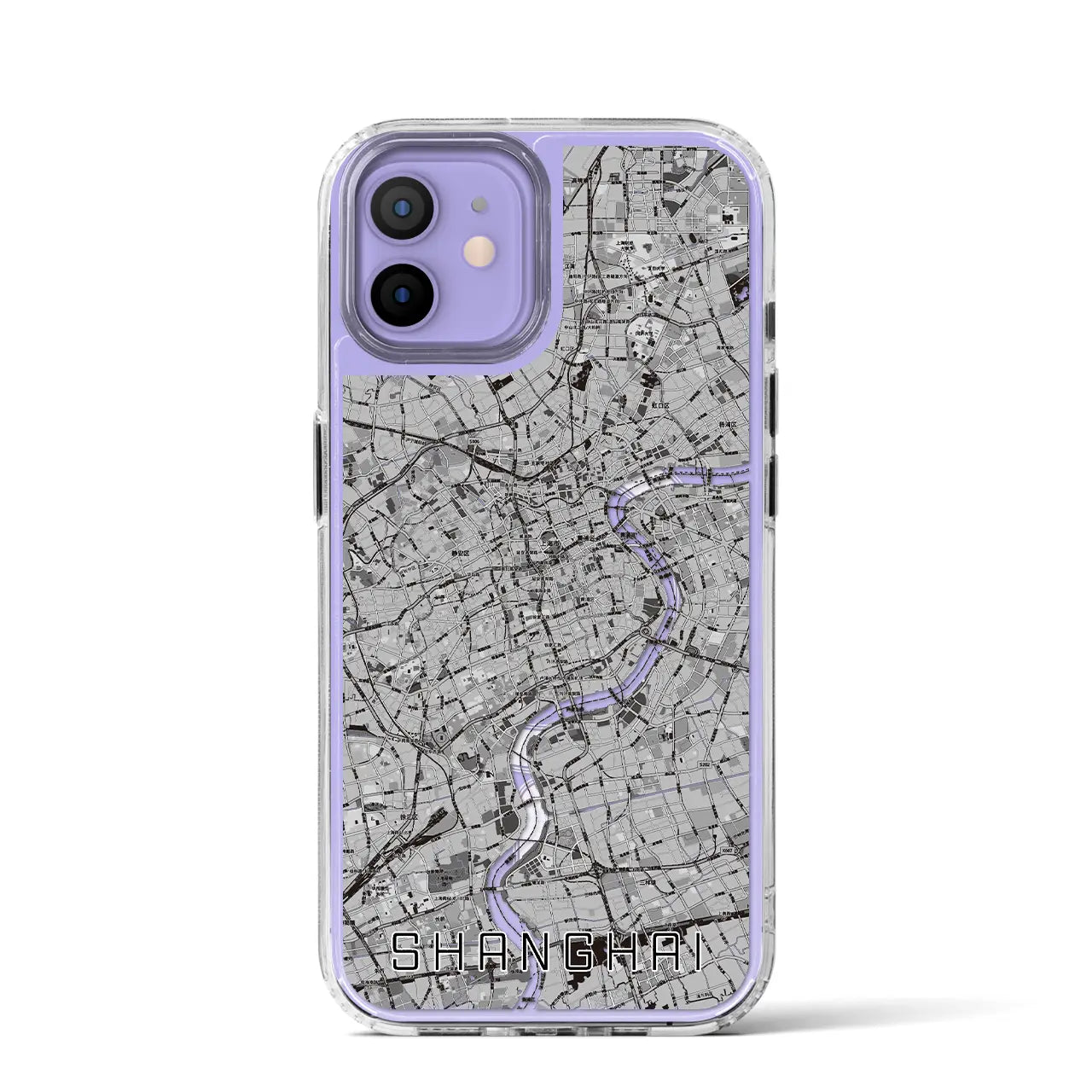 【上海(中華人民共和国)】地図柄iPhoneケース(MagSafeタイプ)