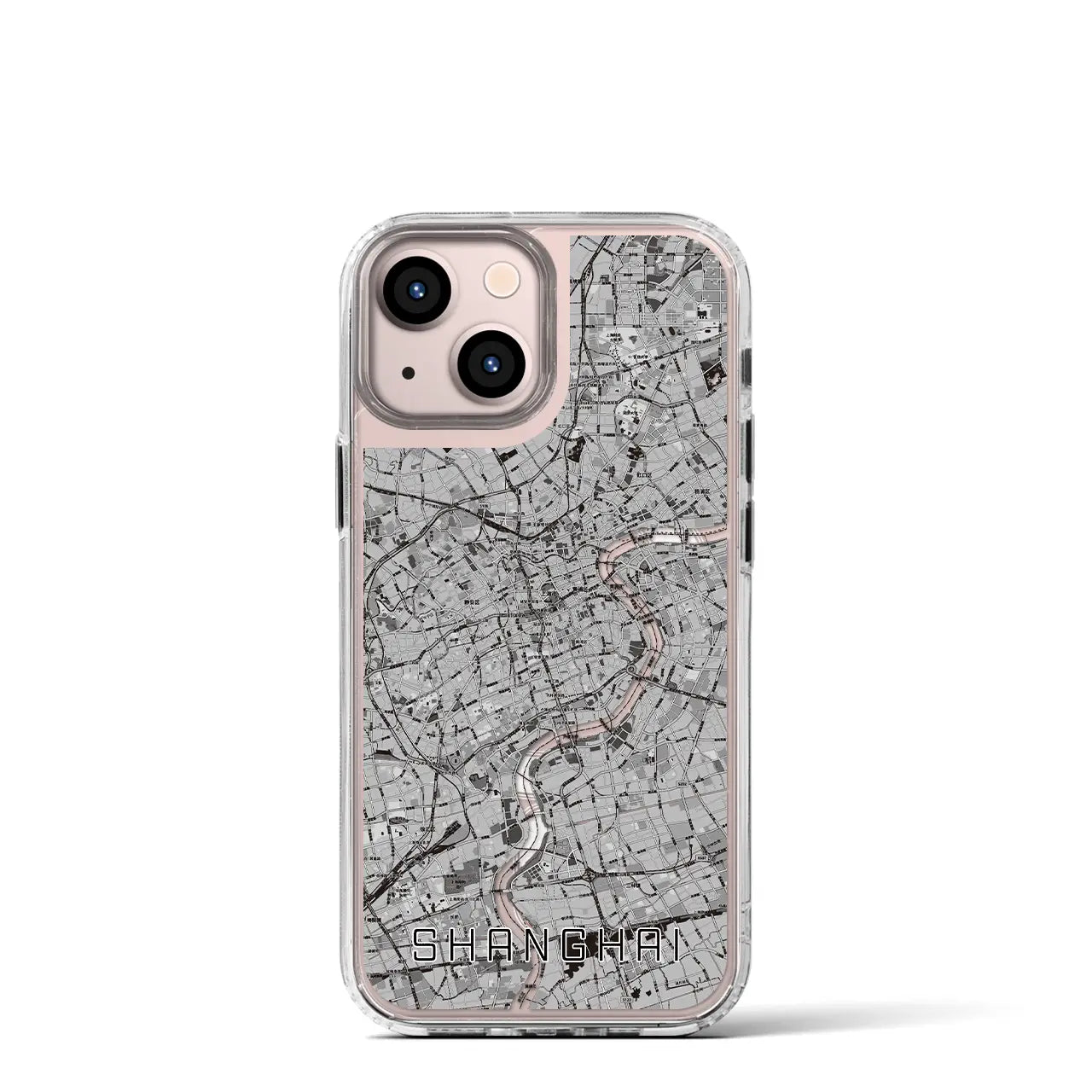 【上海(中華人民共和国)】地図柄iPhoneケース(MagSafeタイプ)