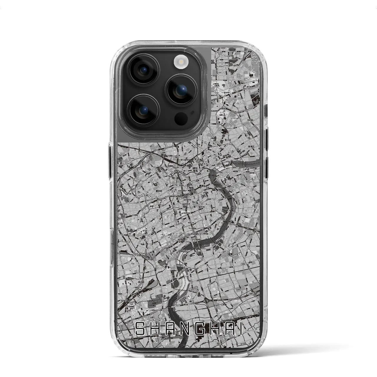 【上海(中華人民共和国)】地図柄iPhoneケース(MagSafeタイプ)