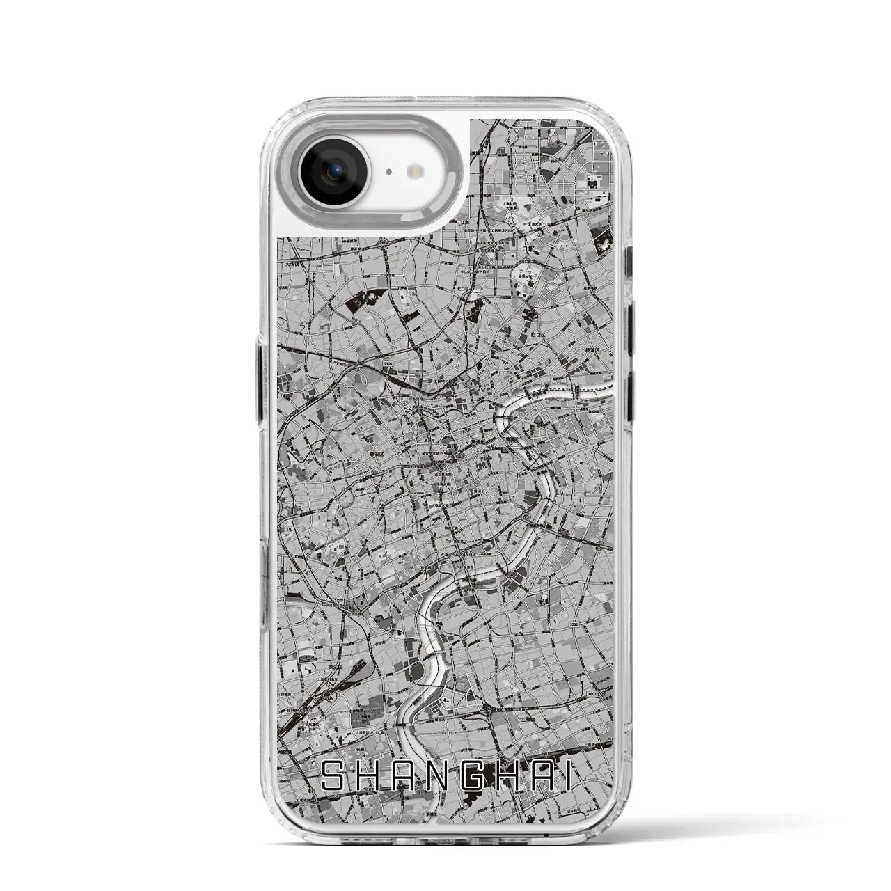 【上海(中華人民共和国)】地図柄iPhoneケース(MagSafeタイプ)