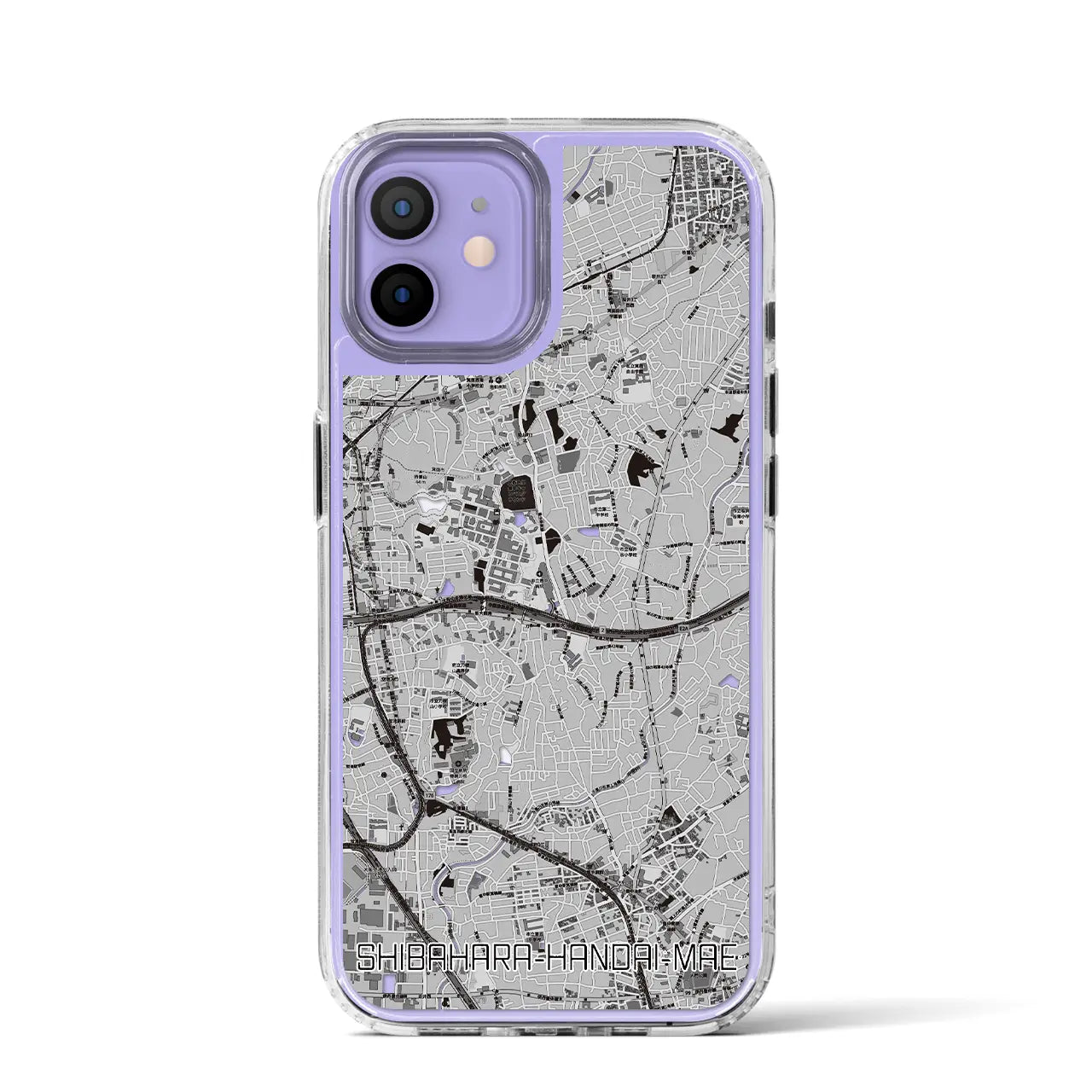 【柴原阪大前(大阪府)】地図柄iPhoneケース(MagSafeタイプ)