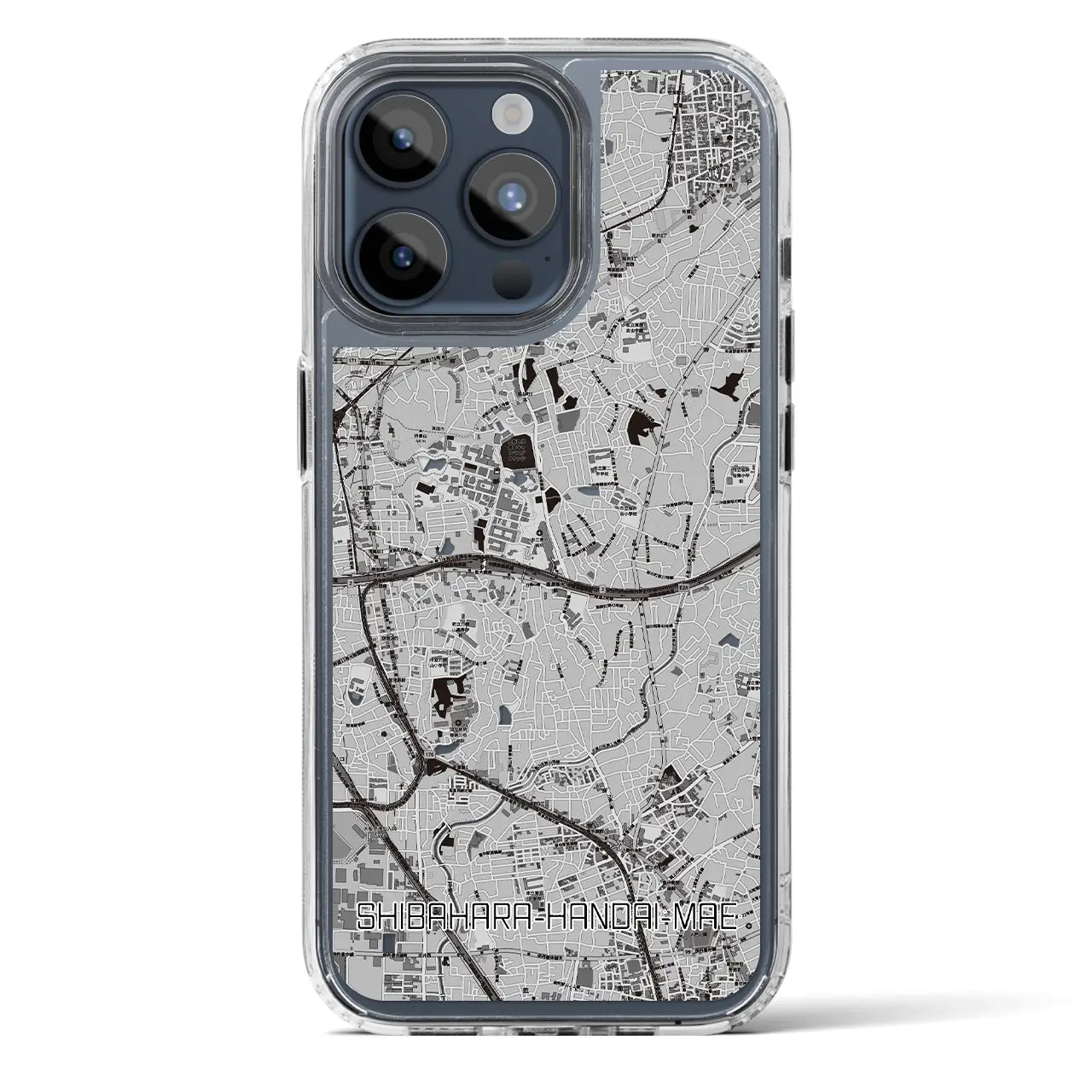【柴原阪大前(大阪府)】地図柄iPhoneケース(MagSafeタイプ)
