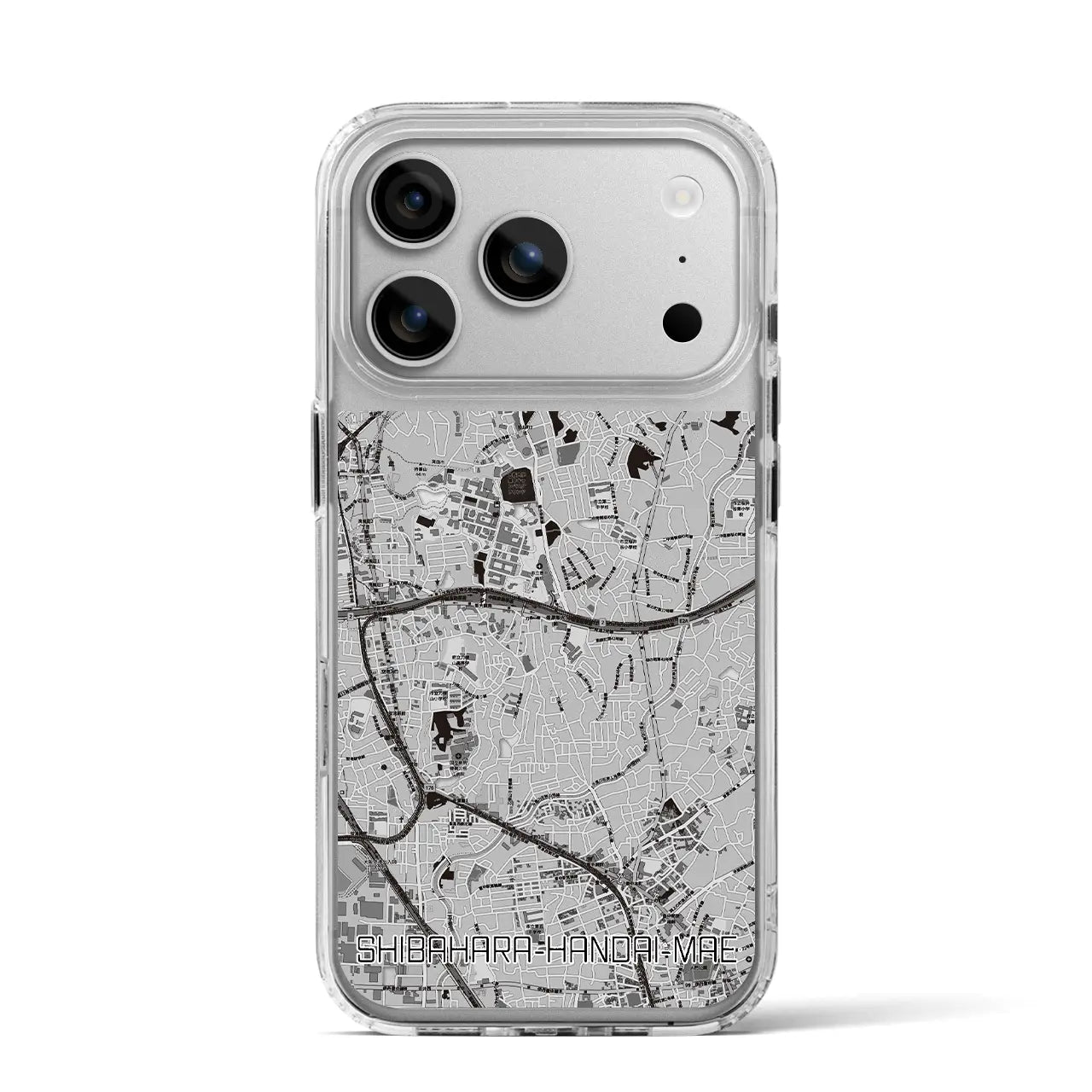 【柴原阪大前(大阪府)】地図柄iPhoneケース(MagSafeタイプ)