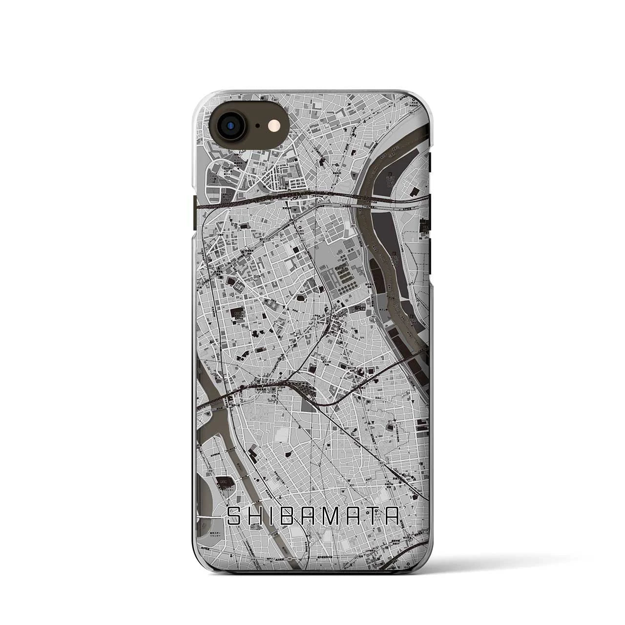 【柴又(東京都)】地図柄iPhoneケース(クリアタイプ)