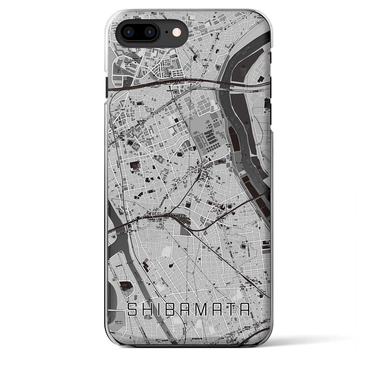 【柴又(東京都)】地図柄iPhoneケース(クリアタイプ)