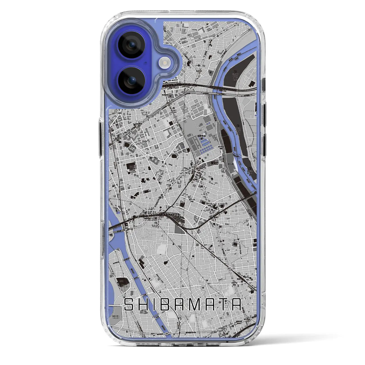 【柴又(東京都)】地図柄iPhoneケース(MagSafeタイプ)
