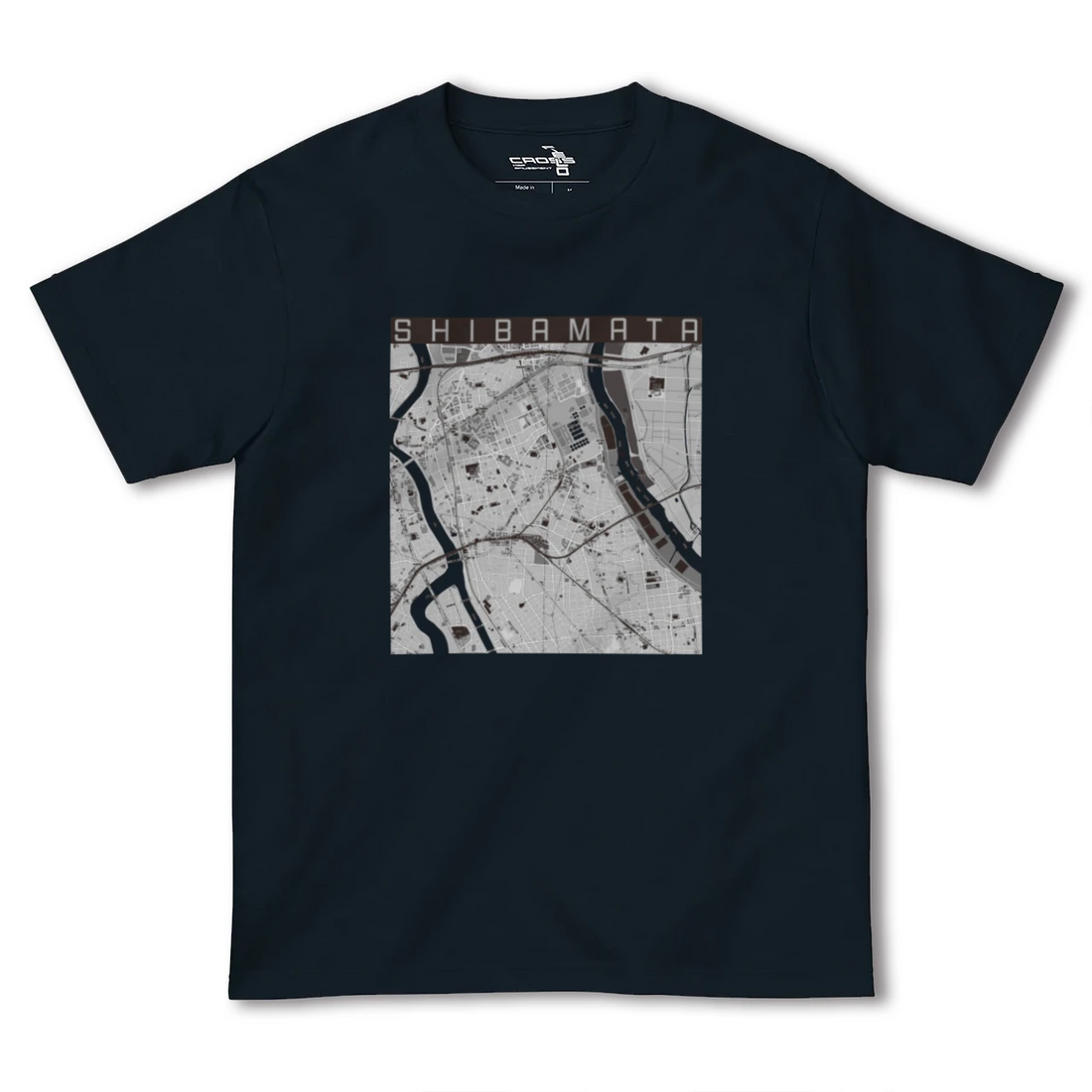 【柴又(東京都)】地図柄ヘビーウェイトTシャツ