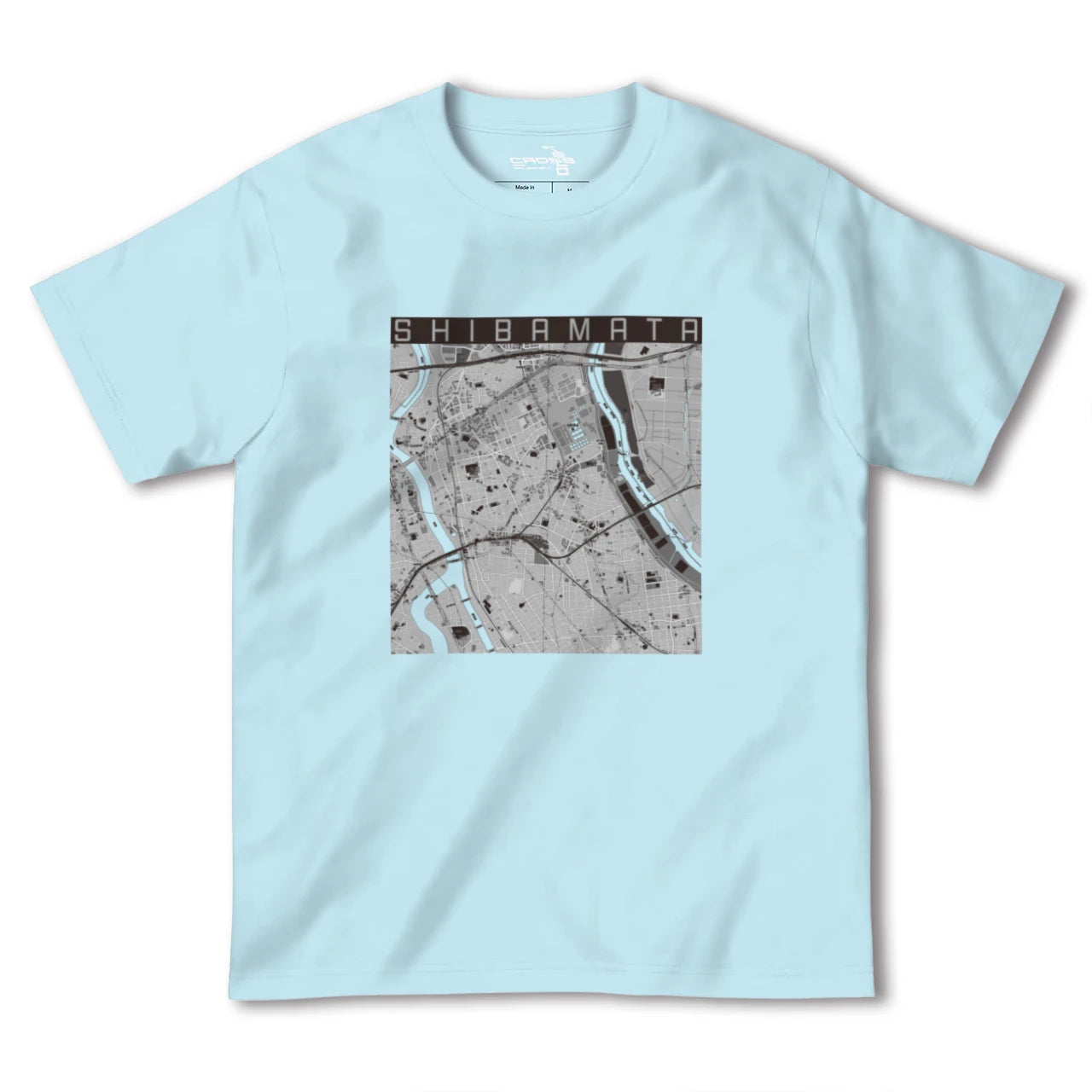【柴又(東京都)】地図柄ヘビーウェイトTシャツ