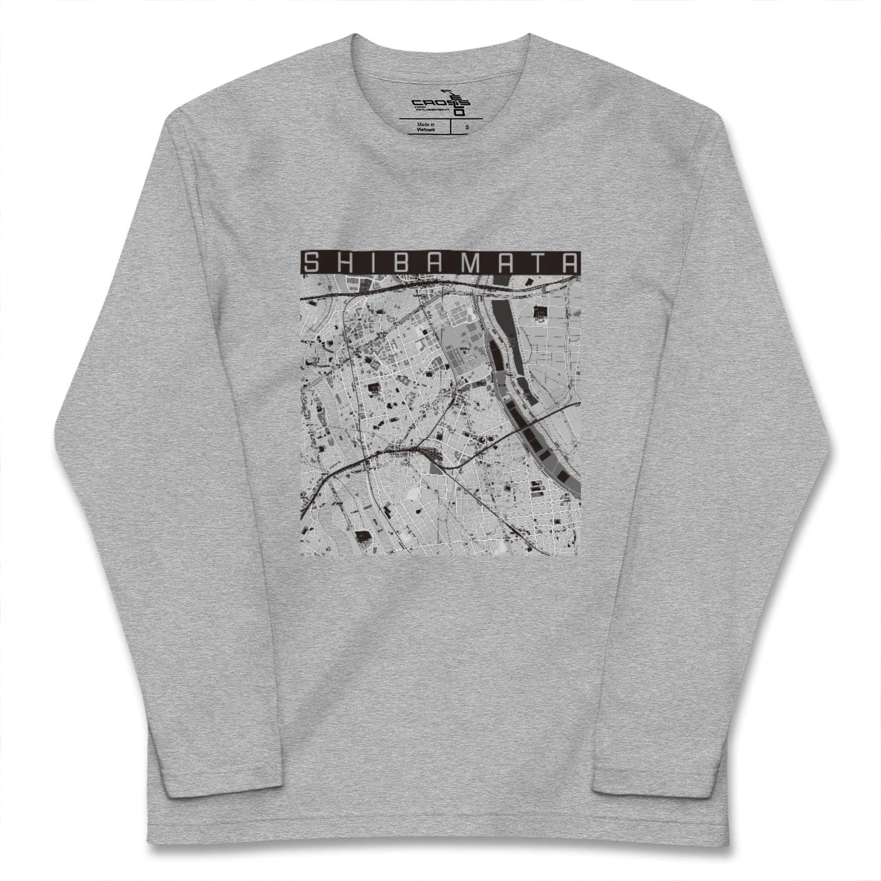 【柴又(東京都)】地図柄ロングスリーブTシャツ