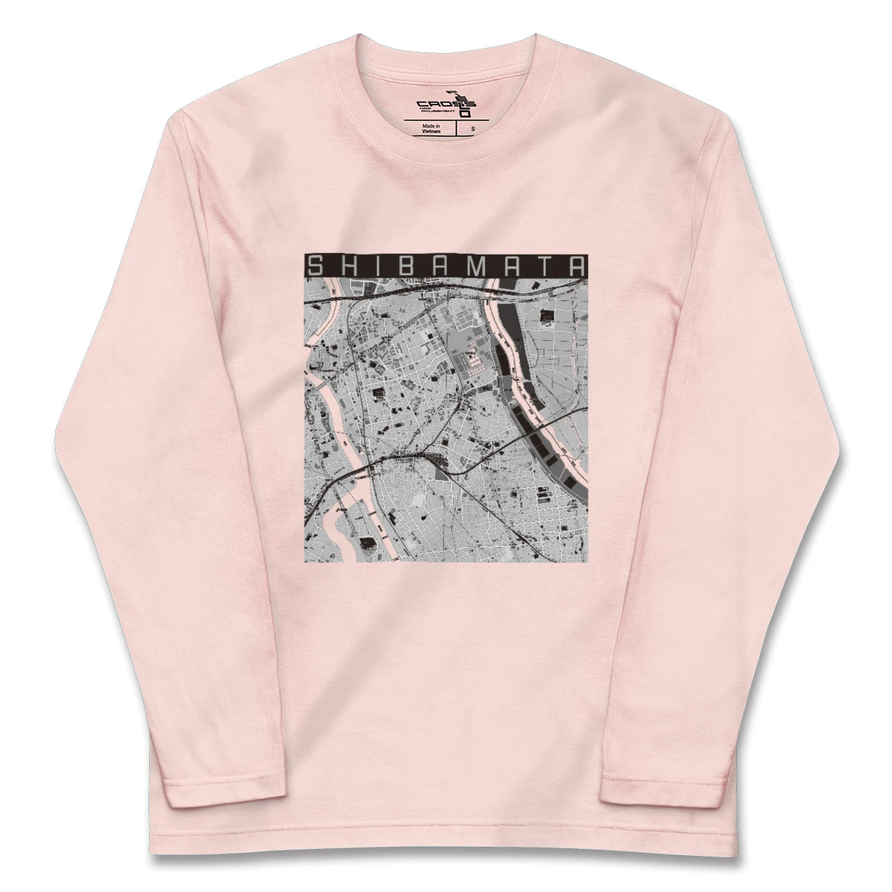 【柴又(東京都)】地図柄ロングスリーブTシャツ