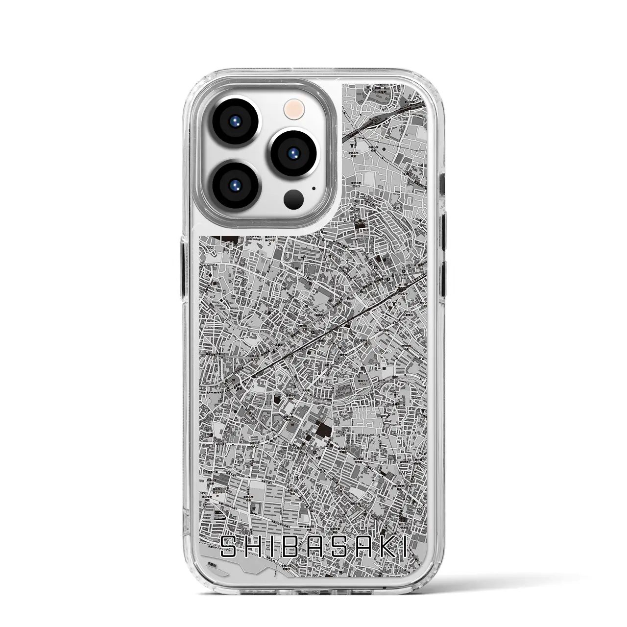 【柴崎(東京都)】地図柄iPhoneケース(MagSafeタイプ)