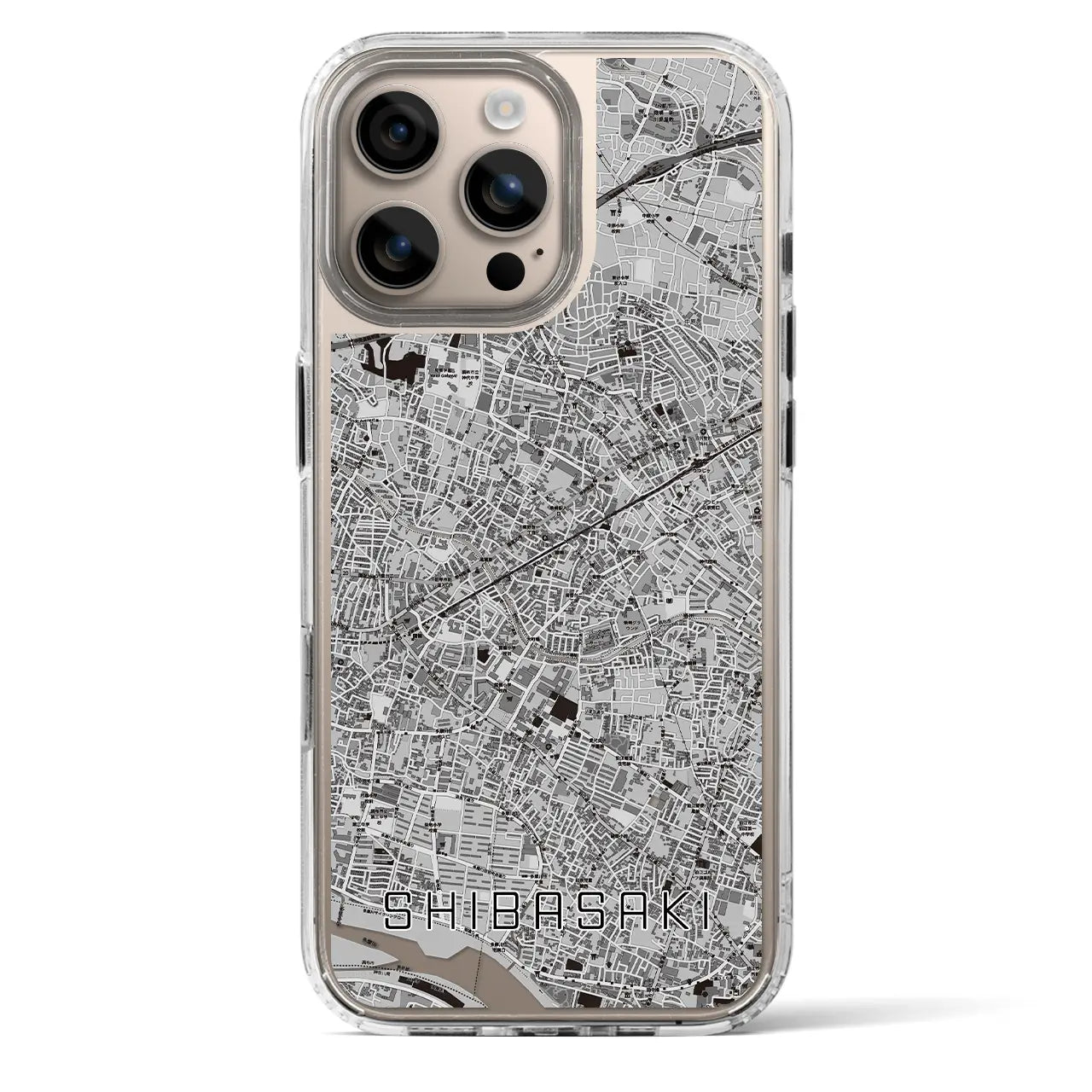 【柴崎(東京都)】地図柄iPhoneケース(MagSafeタイプ)