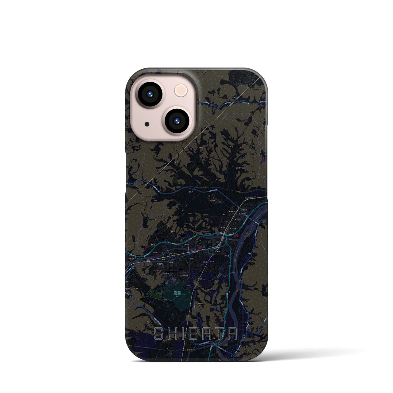 【柴田(宮城県)】地図柄iPhoneケース(バックカバータイプ)