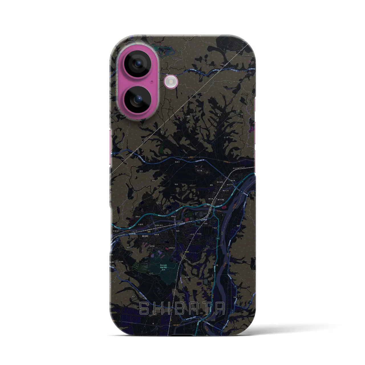 【柴田(宮城県)】地図柄iPhoneケース(バックカバータイプ)