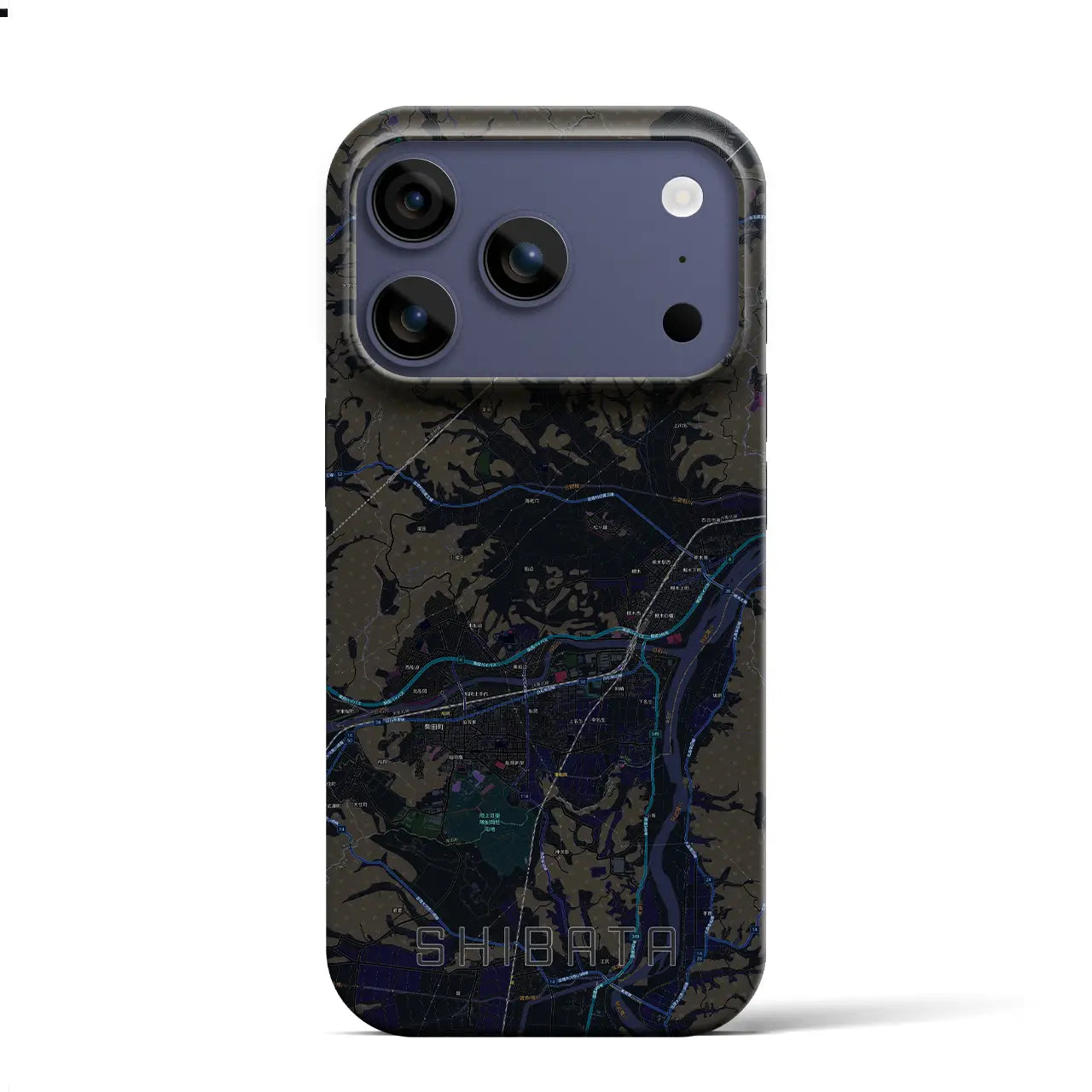 【柴田(宮城県)】地図柄iPhoneケース(バックカバータイプ)