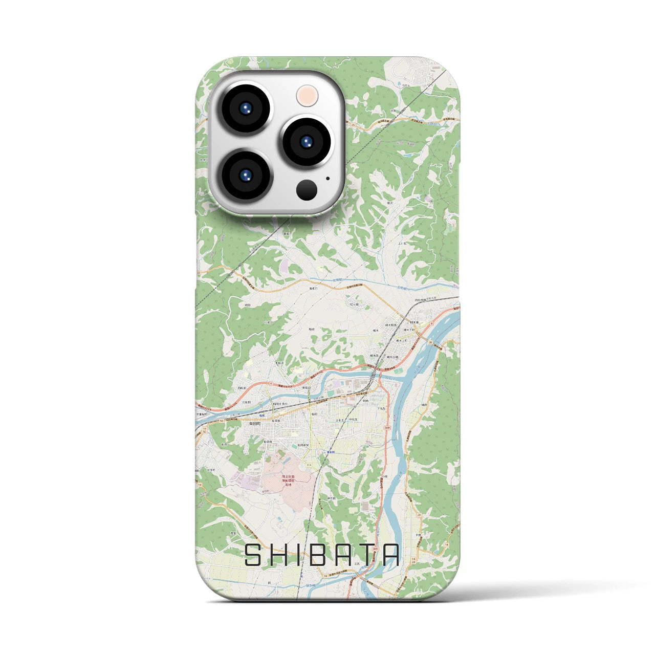 【柴田(宮城県)】地図柄iPhoneケース(バックカバータイプ)