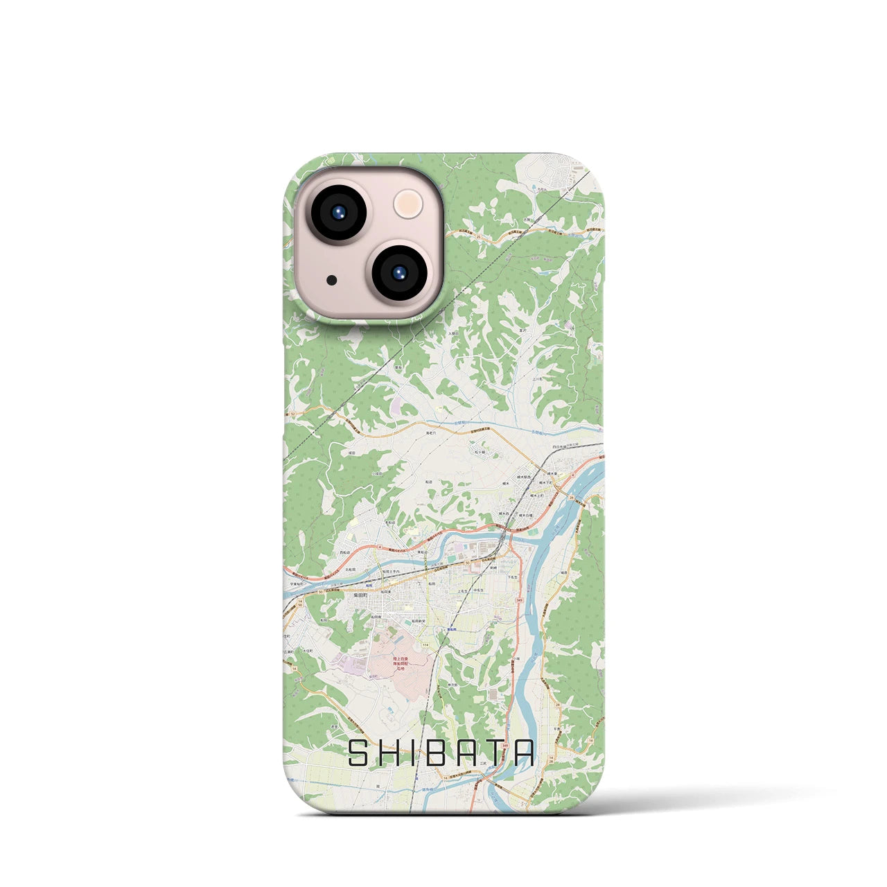【柴田(宮城県)】地図柄iPhoneケース(バックカバータイプ)
