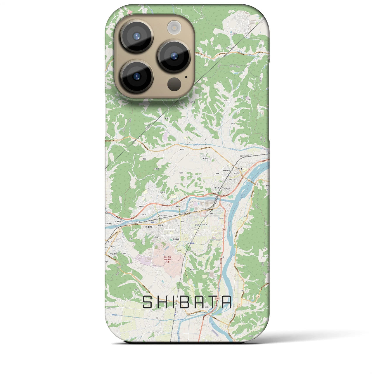 【柴田(宮城県)】地図柄iPhoneケース(バックカバータイプ)