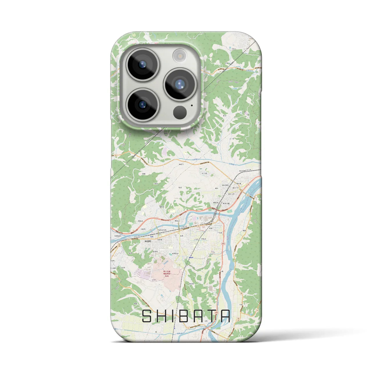 【柴田(宮城県)】地図柄iPhoneケース(バックカバータイプ)