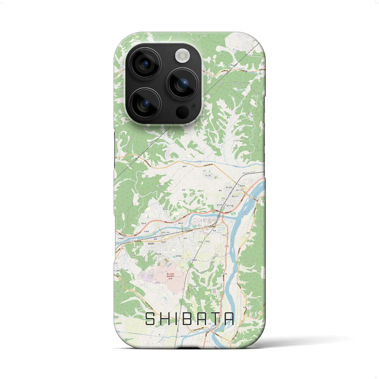 【柴田(宮城県)】地図柄iPhoneケース(バックカバータイプ)