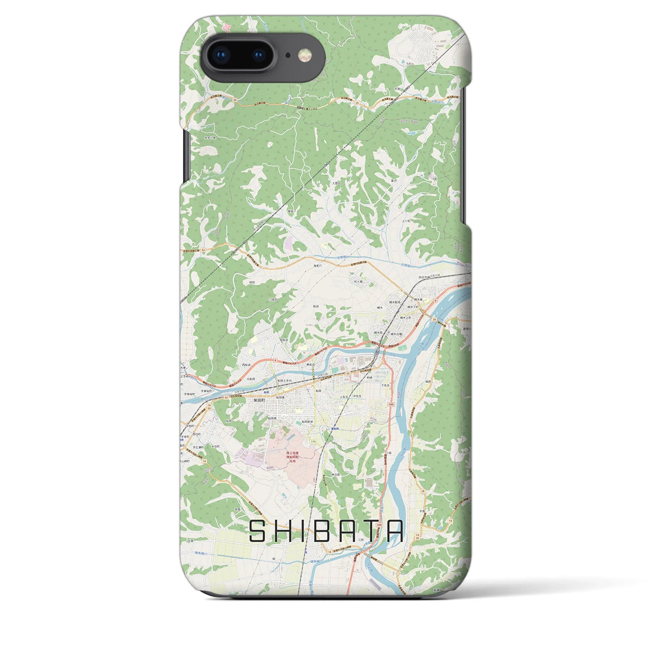 【柴田(宮城県)】地図柄iPhoneケース(バックカバータイプ)